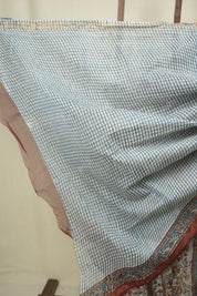 White Kota Doria Saree - SRWKDS290