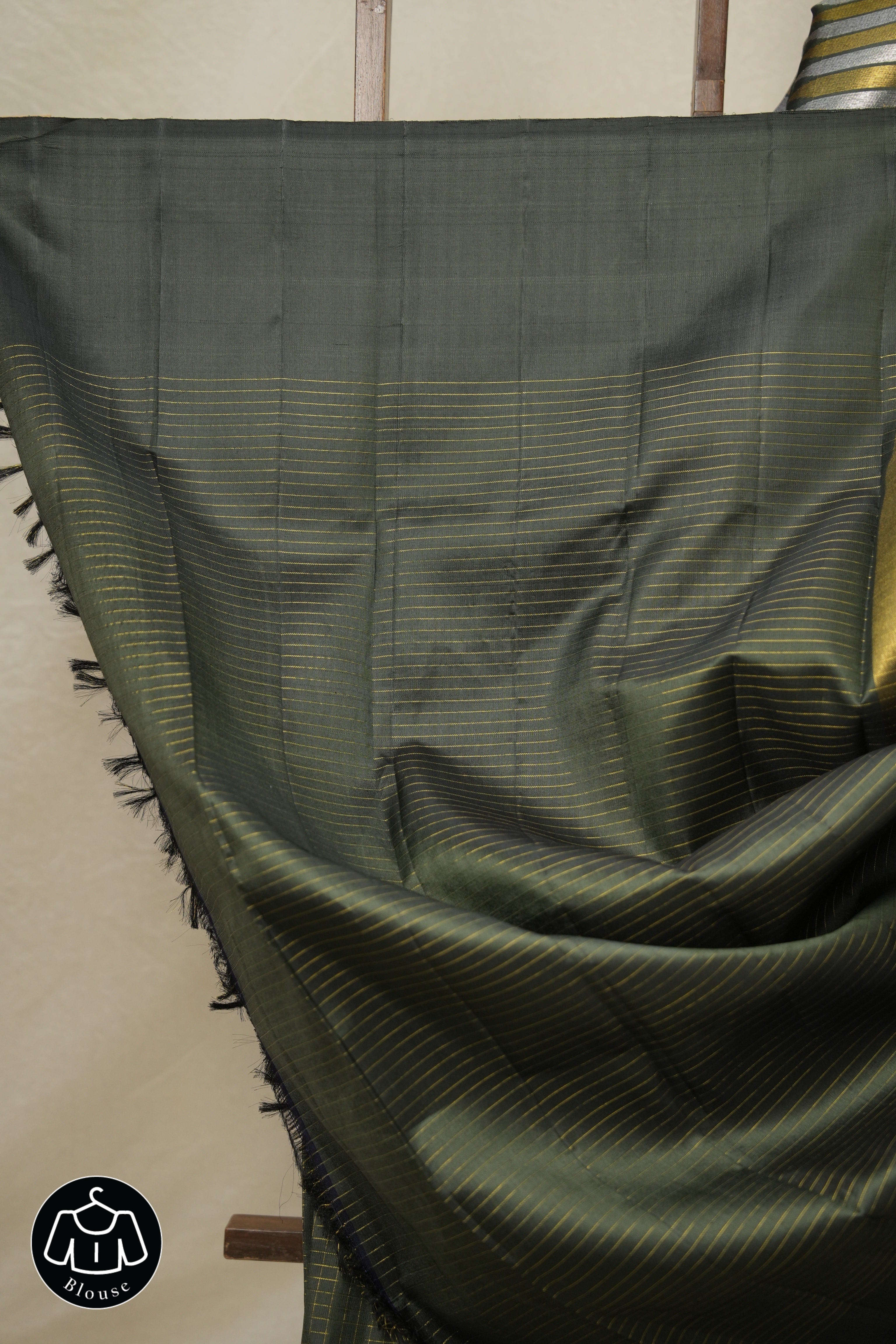 Green Kanjivaram Silk Saree - SRGKSS1023