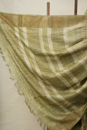 Light Green HBP Tussar Silk Saree - SRLGHTSS740