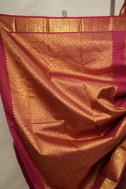 Maroon Kanjivaram Silk Saree - SRMKSS1045