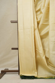 Cream Kanjivaram Silk Saree - SRCKSS1041