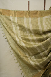 Light Green HBP Tussar Silk Saree - SRLGHTSS741