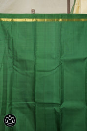 Cream Kanjivaram Silk Saree - SRCKSS1041