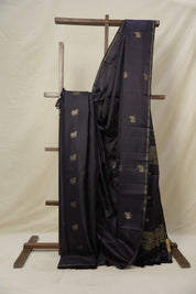 Dark Purple Kanjivaram Silk Saree - SRDPKSS1040