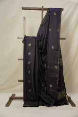 Dark Purple Kanjivaram Silk Saree - SRDPKSS1040