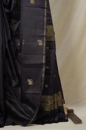 Dark Purple Kanjivaram Silk Saree - SRDPKSS1040