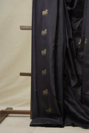 Dark Purple Kanjivaram Silk Saree - SRDPKSS1040