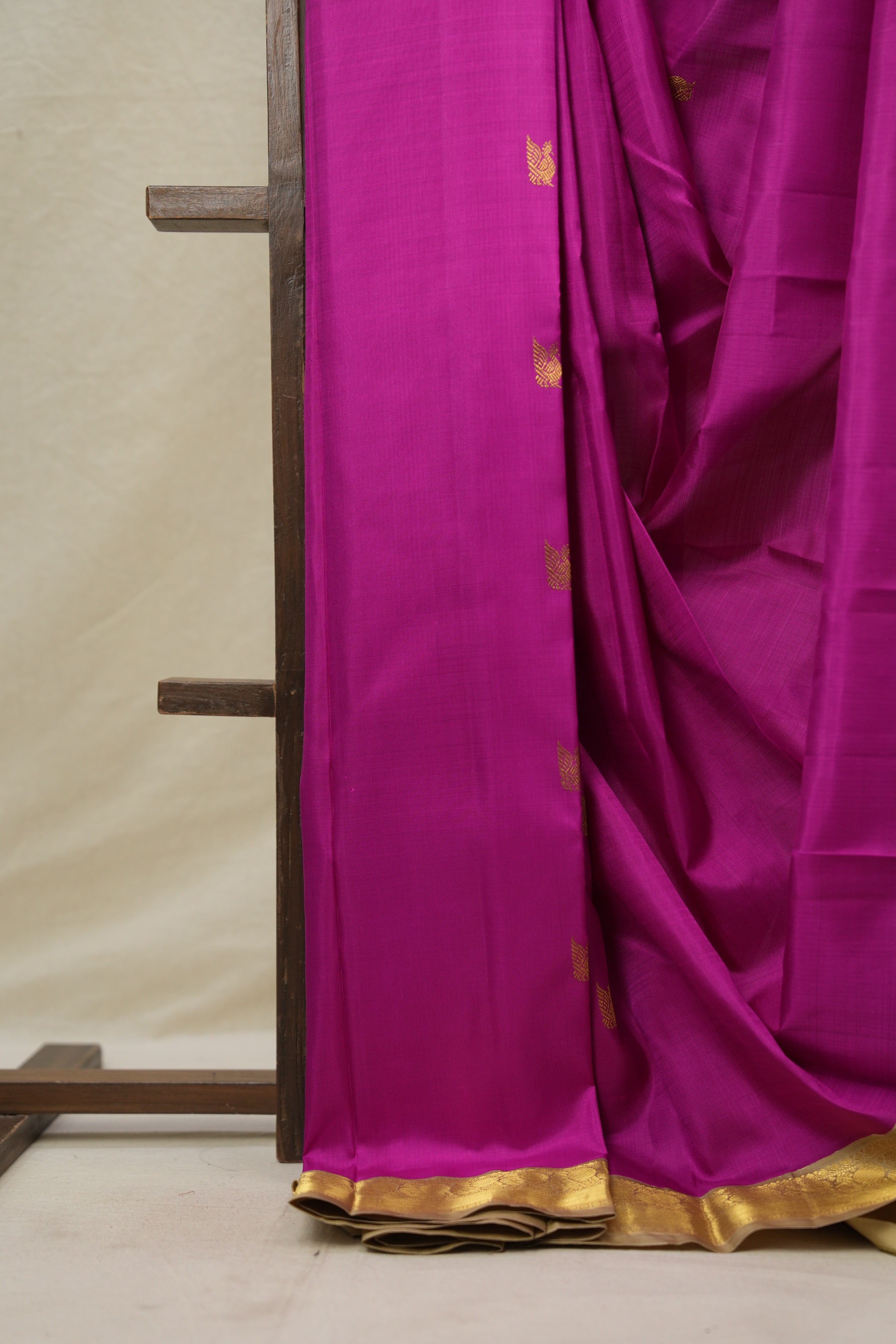 Rani Pink Kanjivaram Silk Saree - SRRPKSS1044