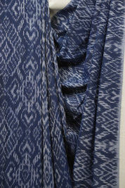 Navy Blue Pochampalli Cotton Ikat Saree - SRNBPCIS746