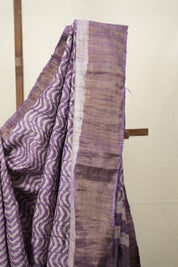 Purple HBP Tussar Silk Saree - SRPHTSS743