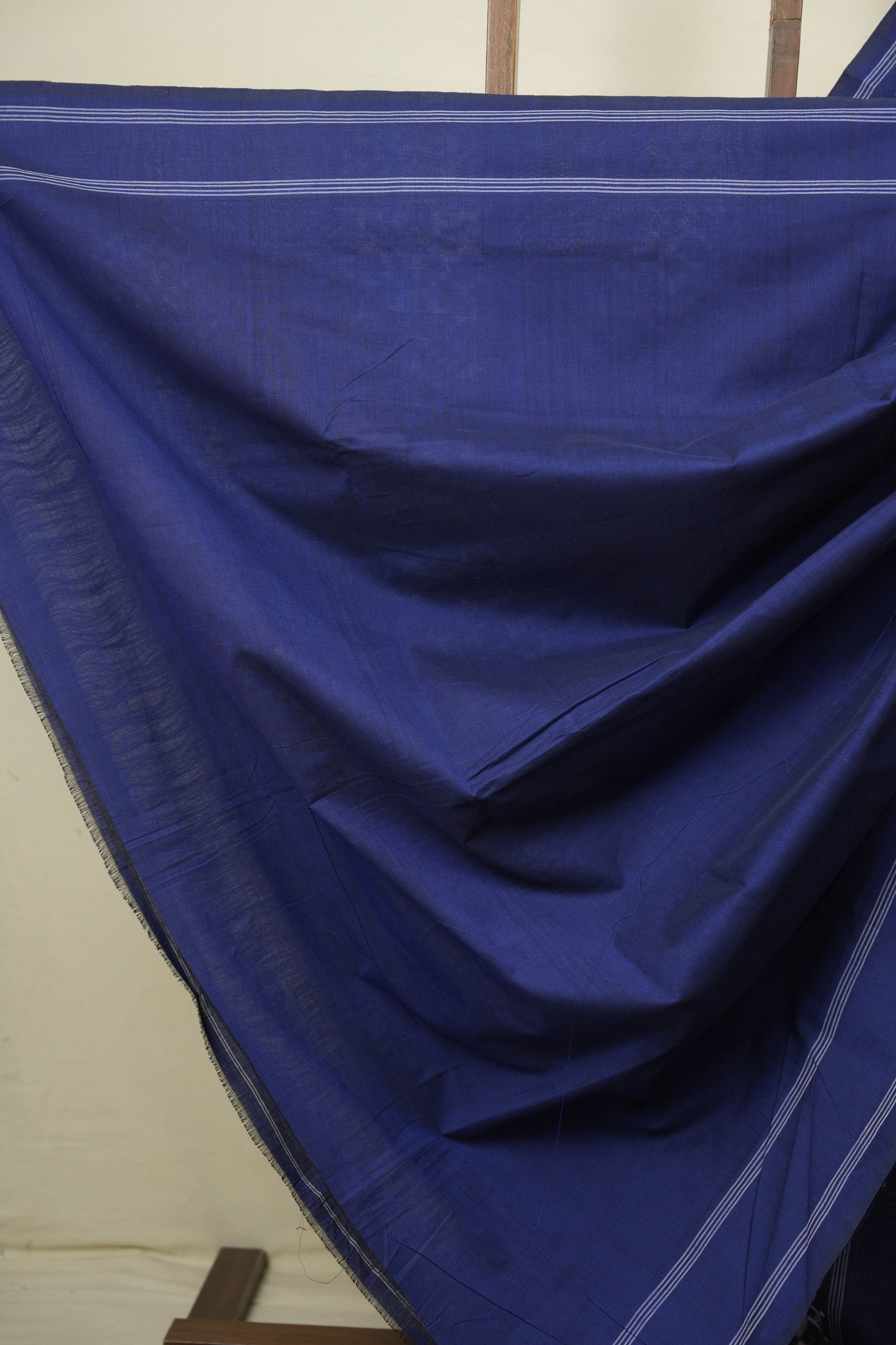 Navy Blue Pochampalli Cotton Ikat Saree - SRNBPCIS727