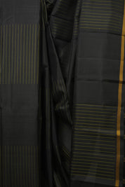 Black Kanjivaram Silk Saree - SRBKSS1038