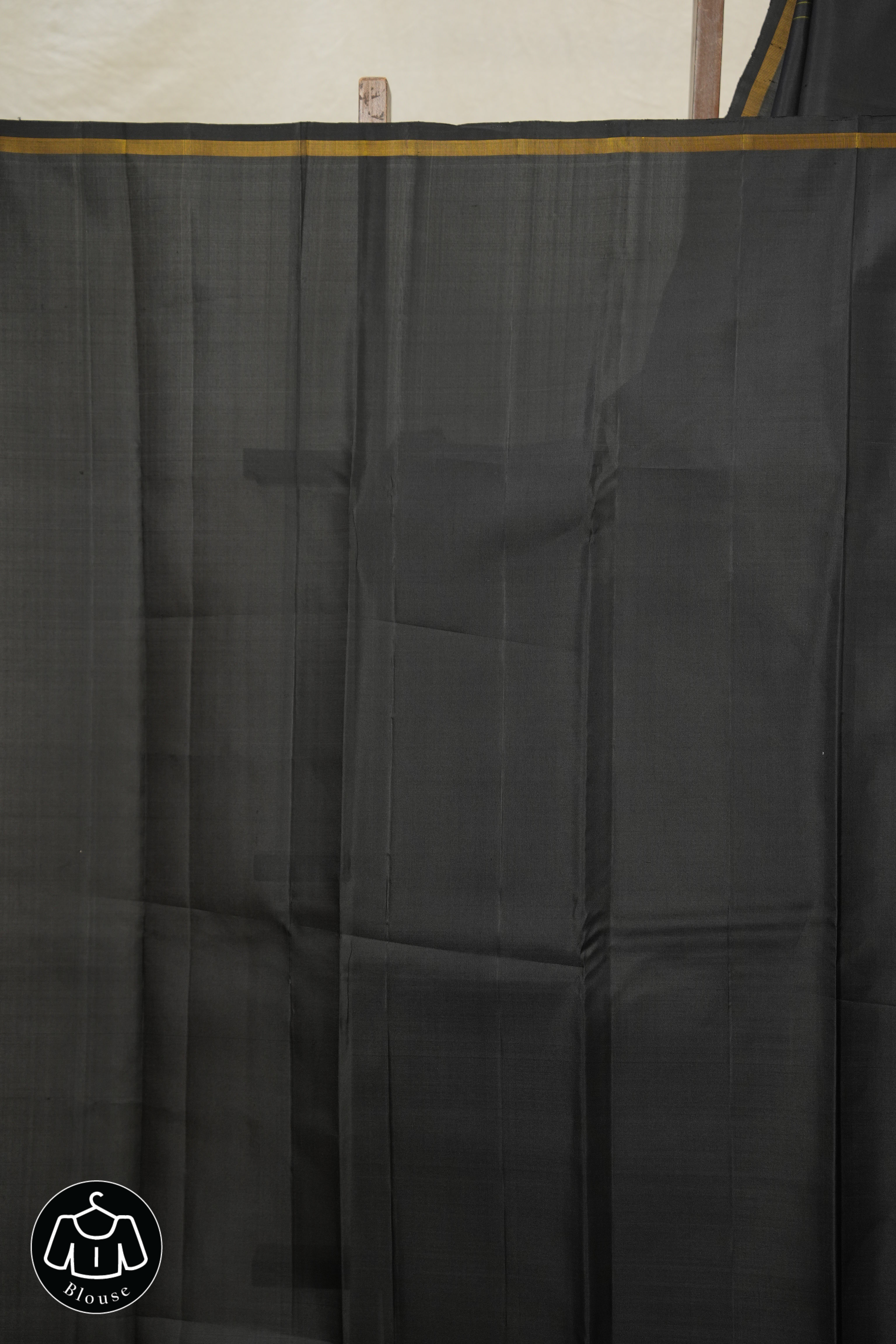 Black Kanjivaram Silk Saree - SRBKSS1038