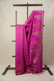 Pink Raw Silk Saree - SRPRSS956