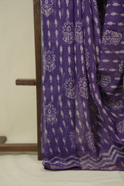Purple HBP Kota Doria Saree - SRPKDS274