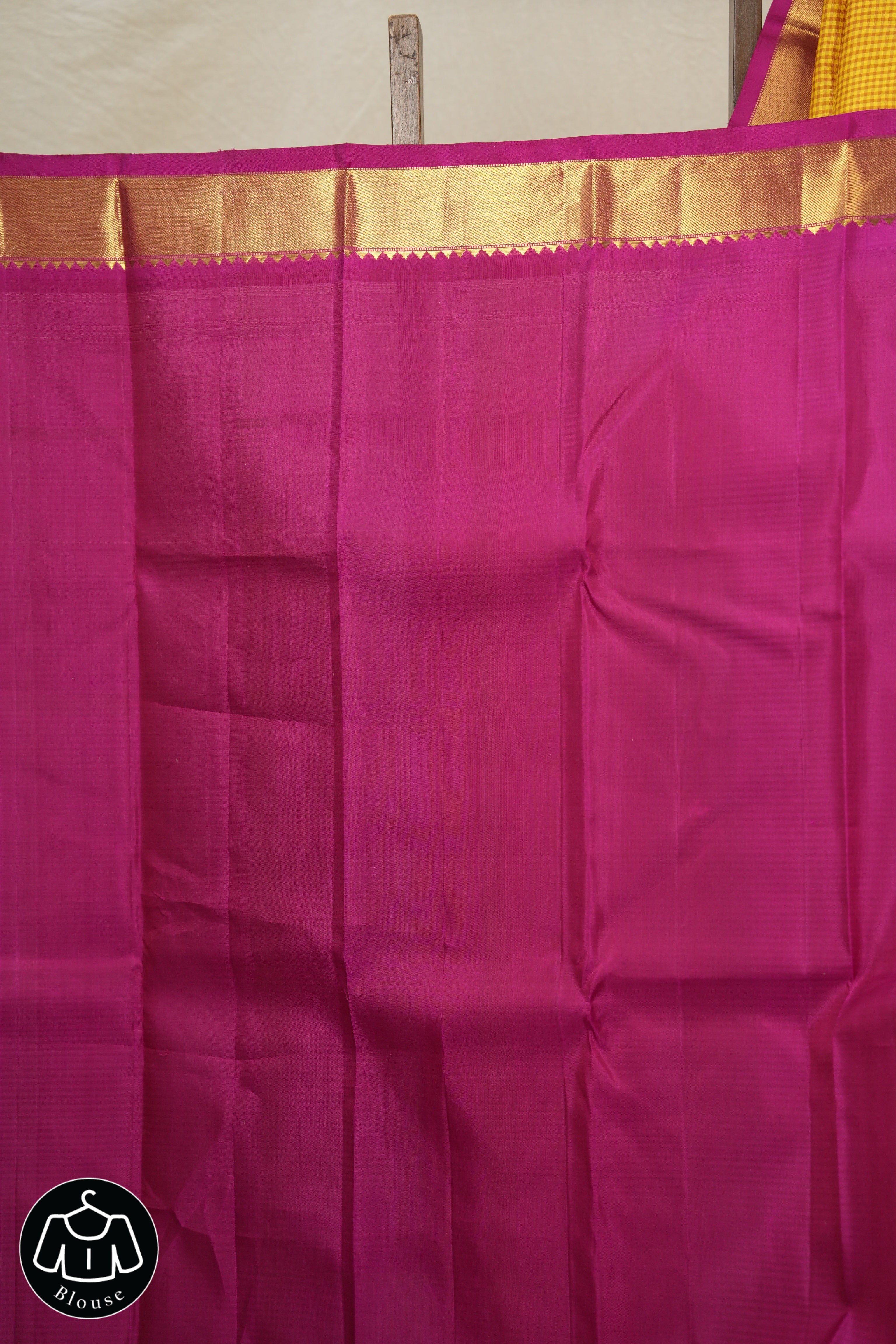 Turmeric Yellow Kanjivaram Silk Saree - SRTYKSS1042
