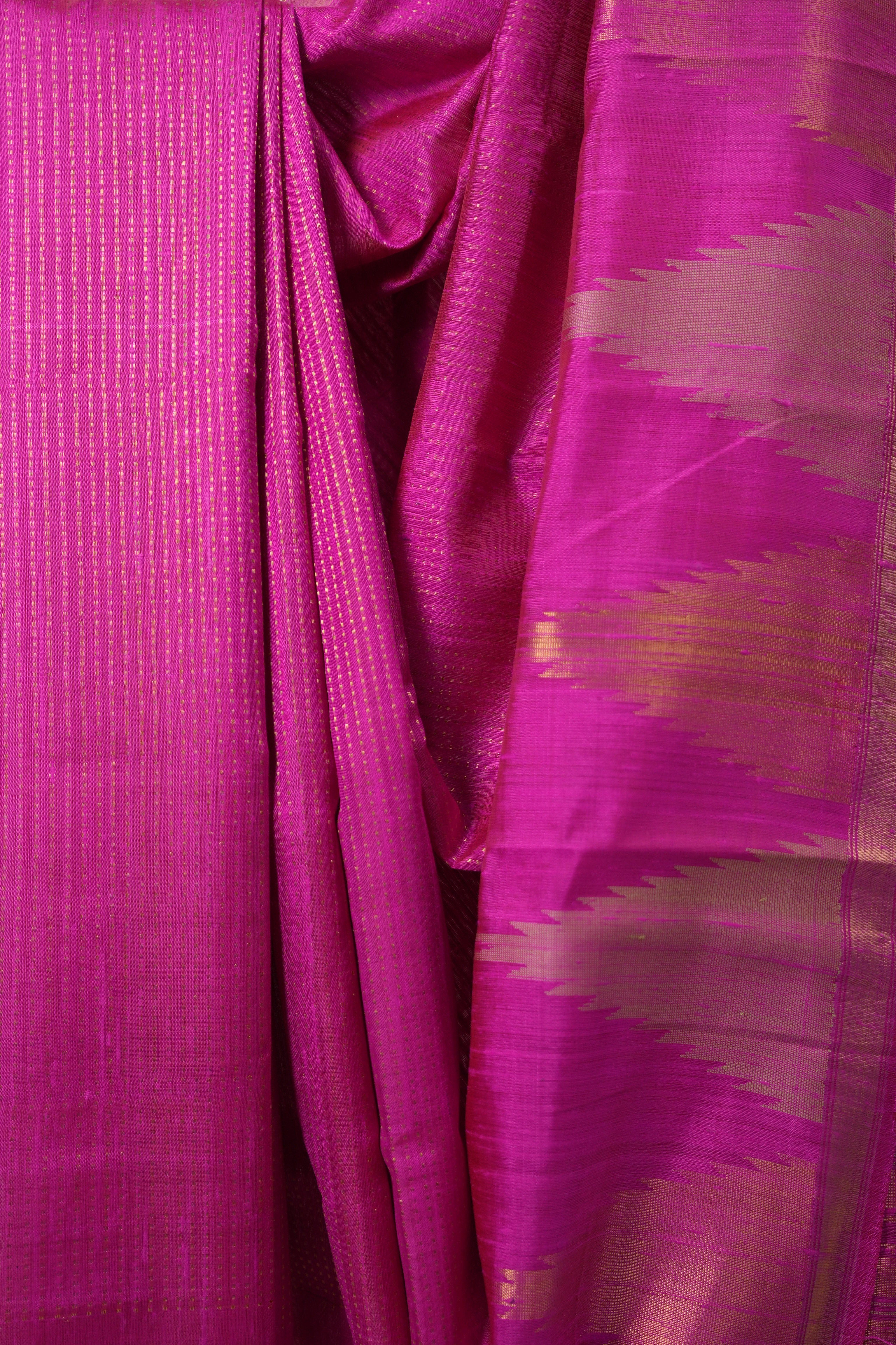 Pink Raw Silk Saree - SRPRSS956