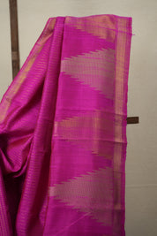 Pink Raw Silk Saree - SRPRSS956