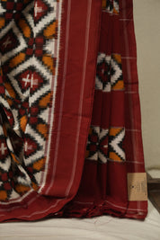 Multicolour Pochampali Cotton Ikat Saree SRMPCIS725