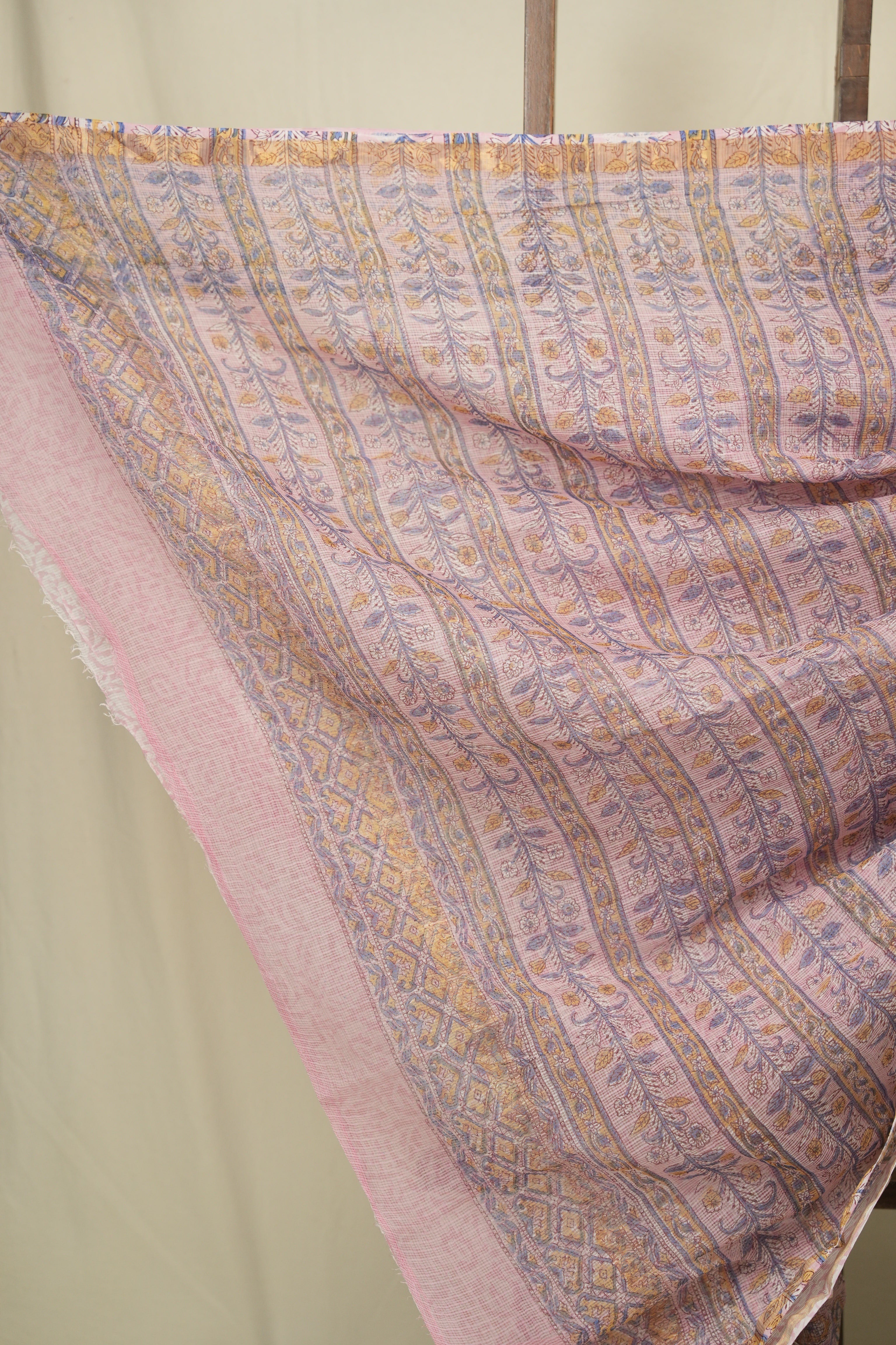 Pink HBP Kota Doria Saree - SRPKDS273