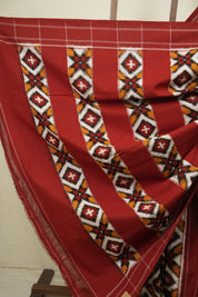 Multicolour Pochampali Cotton Ikat Saree SRMPCIS725