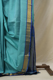 Turquoise Kanjivaram Silk Saree - SRTKSS1050