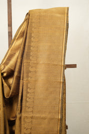 Khaki Raw Silk Saree - SRKRSS958