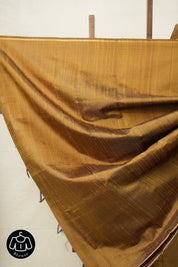 Khaki Raw Silk Saree - SRKRSS958