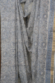 Grey HBP Kota Doria Saree - SRGKDS280