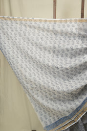 Grey HBP Kota Doria Saree - SRGKDS280