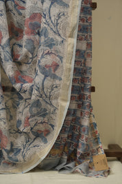 White Kota Doria Saree - SRWKDS273
