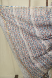White Kota Doria Saree - SRWKDS273