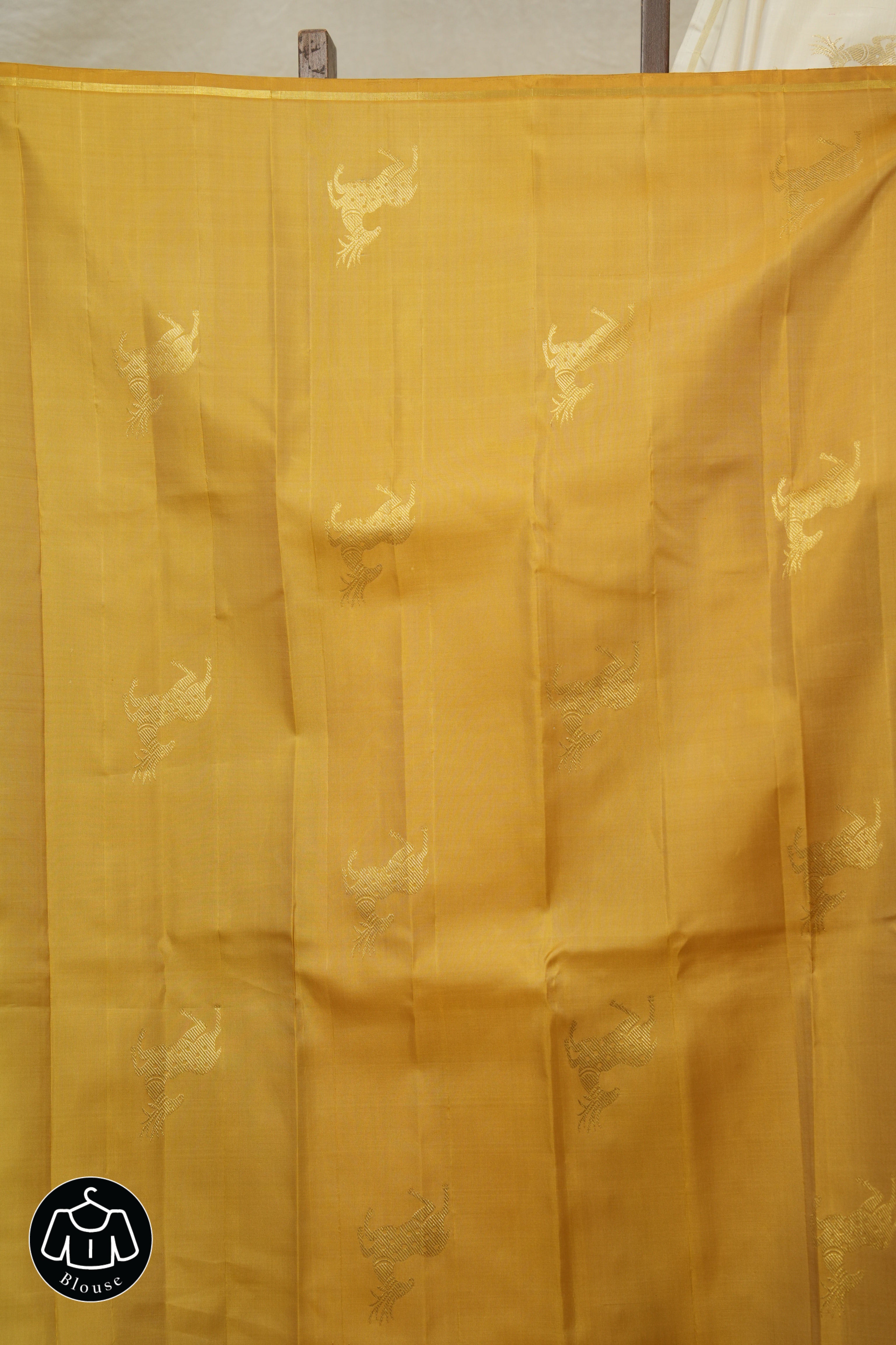 Ivory Kanjivaram Silk Saree - SRIKSS1051