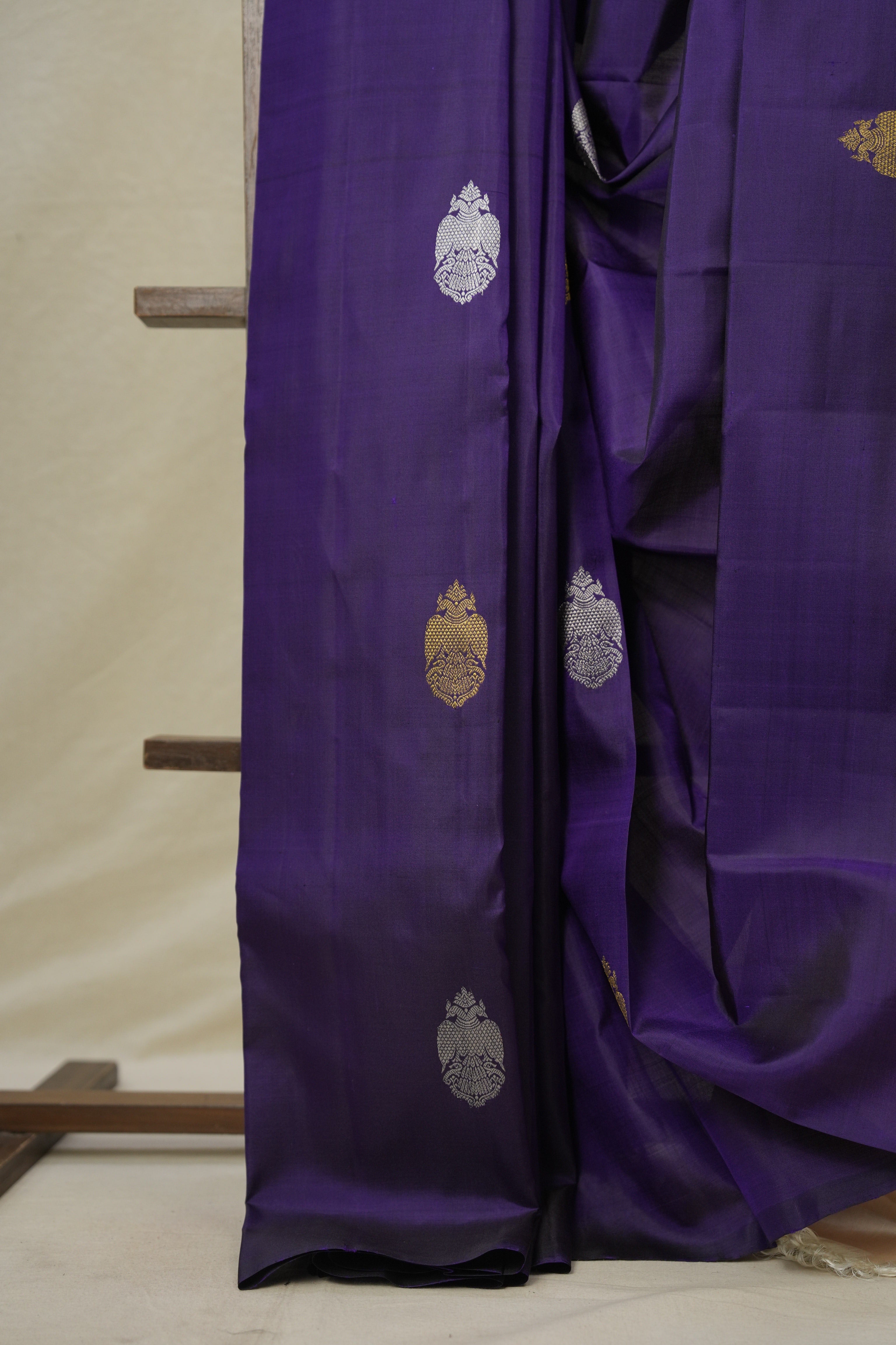 Purple Kanjivaram Silk Saree - SRPKSS1048