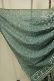 Sage Green kota Doria saree - SRSGKDS270
