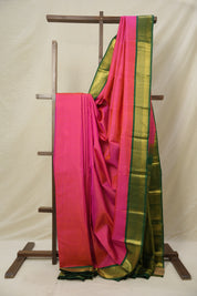 Rani Pink Kanjivaram Silk Saree - SRRPKSS1046