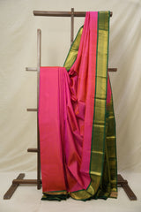 Rani Pink Kanjivaram Silk Saree - SRRPKSS1046