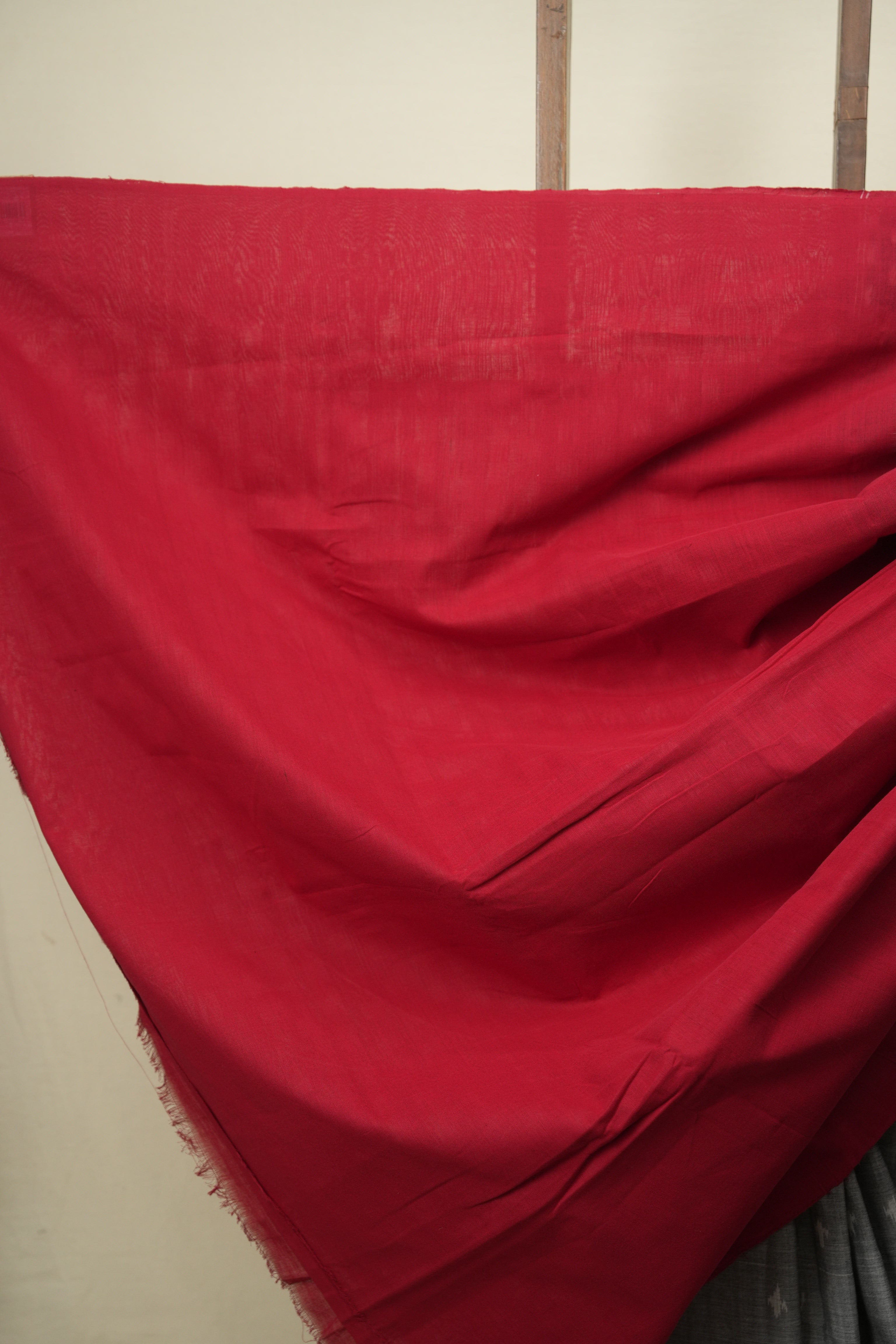 Grey Pochampalli Cotton Ikat Saree - SRGPCIS755