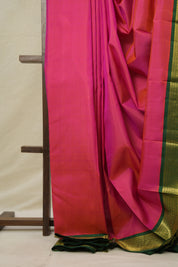 Rani Pink Kanjivaram Silk Saree - SRRPKSS1046