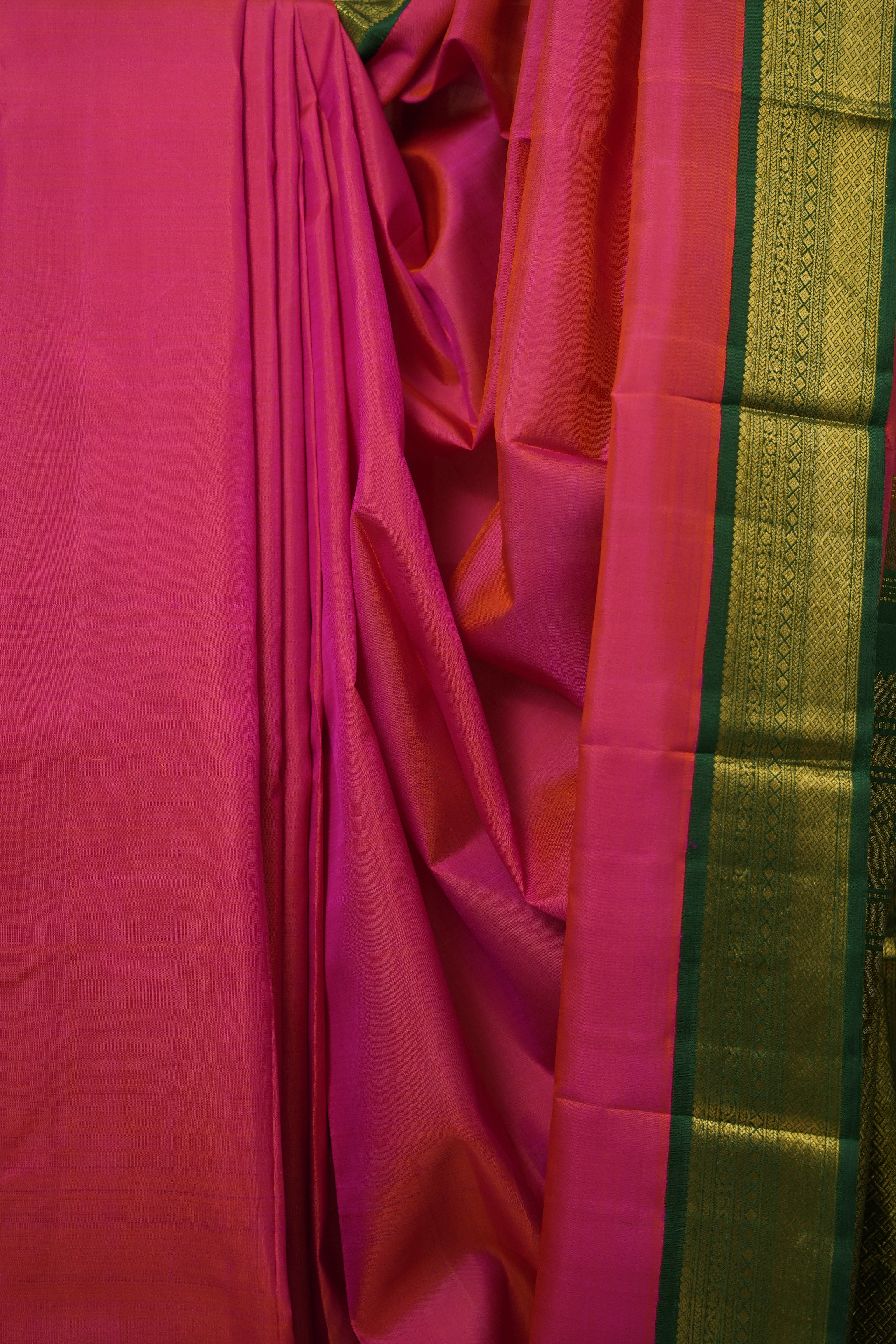 Rani Pink Kanjivaram Silk Saree - SRRPKSS1046