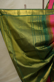 Rani Pink Kanjivaram Silk Saree - SRRPKSS1046