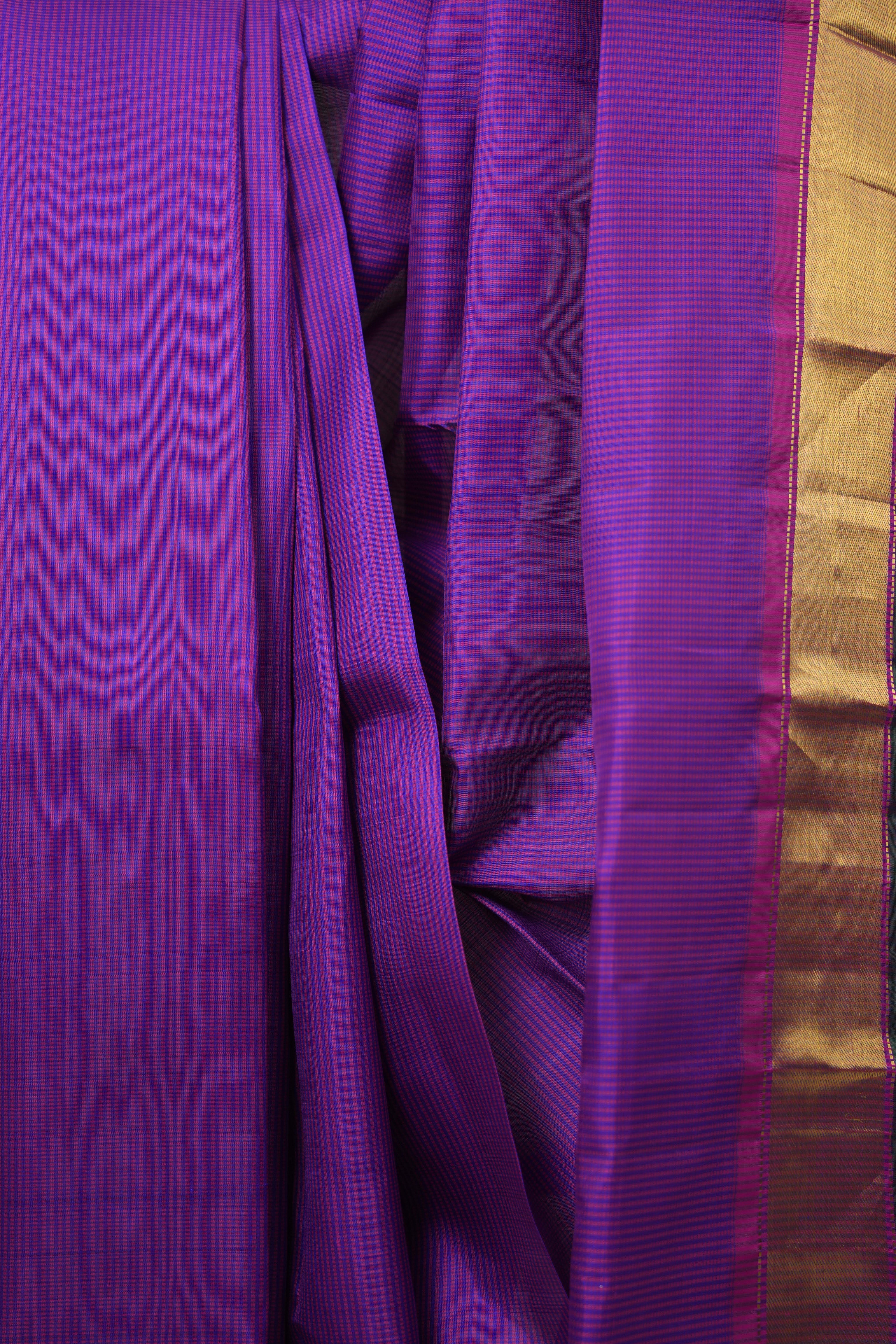 Pink Purple Kanjivaram Silk Saree - SRPPKSS1055