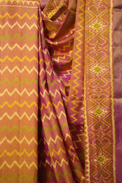 Two Tone Pink Rajkot Patola Silk Saree - SRTTPRPSS509