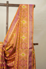 Two Tone Pink Rajkot Patola Silk Saree - SRTTPRPSS509
