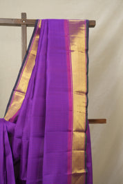 Pink Purple Kanjivaram Silk Saree - SRPPKSS1055