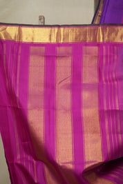 Pink Purple Kanjivaram Silk Saree - SRPPKSS1055