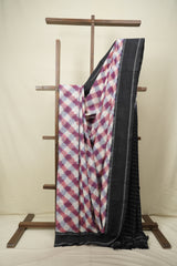 Multicolour Pochampali Cotton Ikat Saree SRMPCIS750