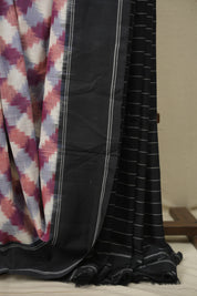 Multicolour Pochampali Cotton Ikat Saree SRMPCIS750