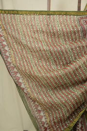White HBP Kota Doria Saree - SRWKDS291