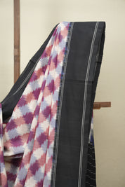 Multicolour Pochampali Cotton Ikat Saree SRMPCIS750